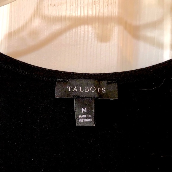 Talbots Black Tank Size M - Picture 3 of 5